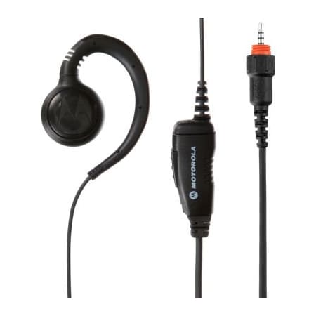 Motorola Motorola Swivel Earpiece w/ Short Cord, Inline PTT & Mic for use with CLP Portable Radios HKLN4529